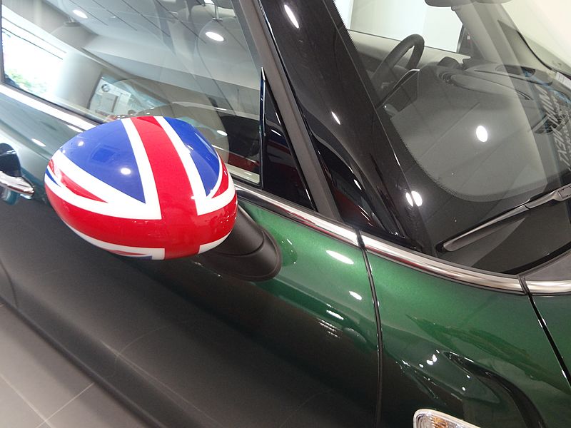 Image " (a picture by david adam kess, Union Jack Mini Cooper, Madrid
